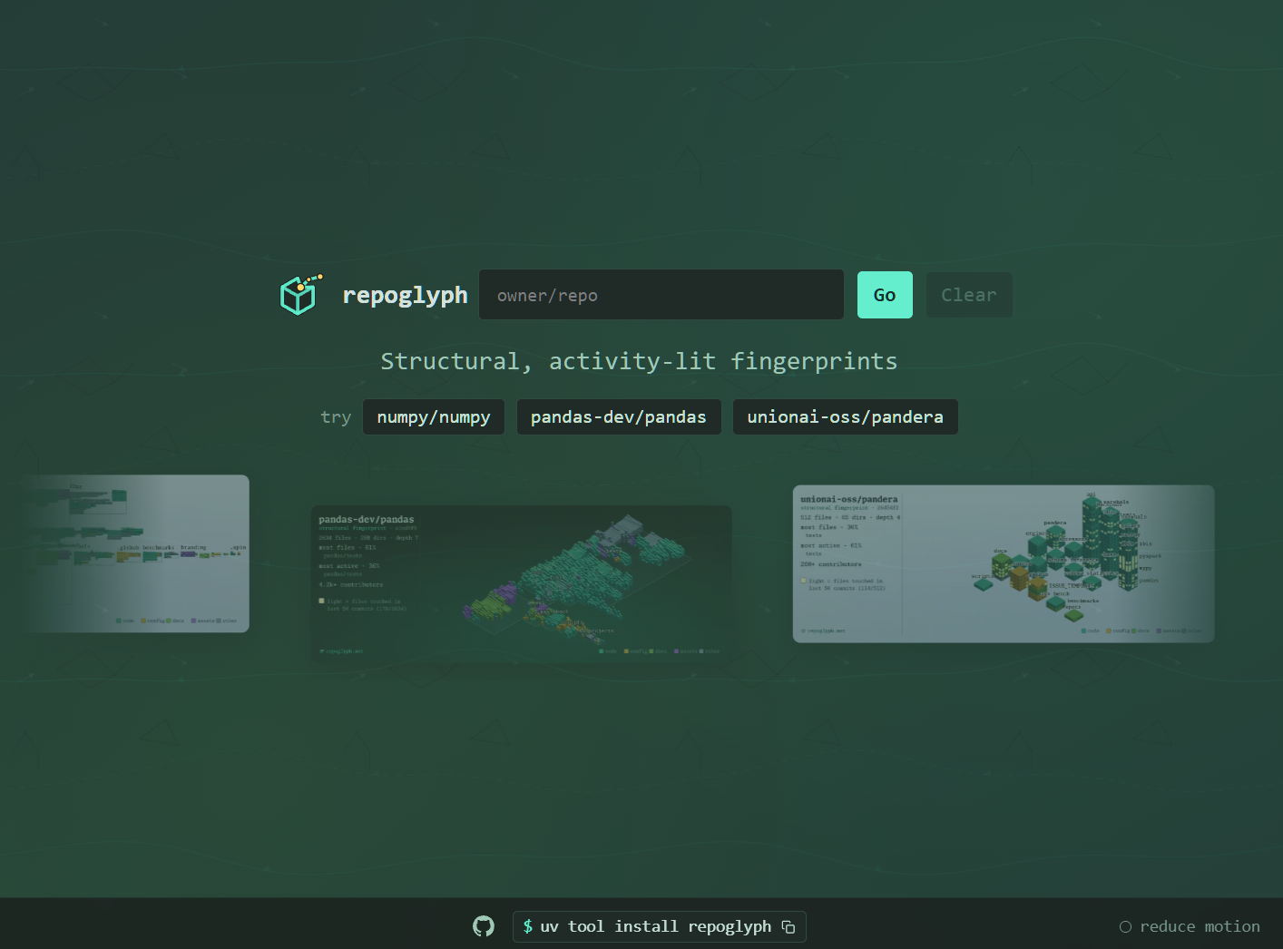 repoglyph preview